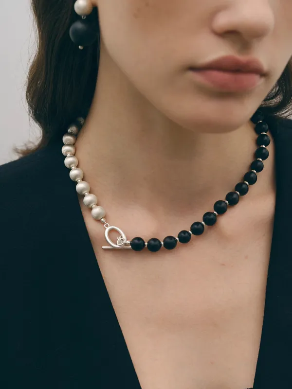 Two Tone Sandalwood Necklace sold by COMMENSE