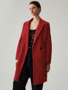 Solid Button Pocket Long Blazer sold by COMMENSE