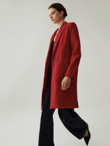 Solid Button Pocket Long Blazer sold by COMMENSE