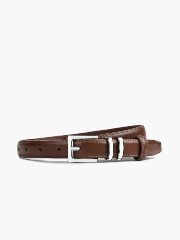 Vintage Soft Buckle Slim Belt sold by COMMENSE
