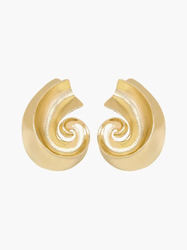 Conch Stud Earrings sold by COMMENSE