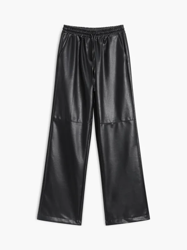 Faux Fur Pleated Pants sold by COMMENSE