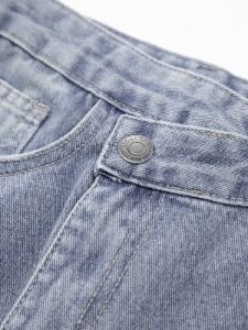 Faded Denim Maxi Skirt sold by COMMENSE