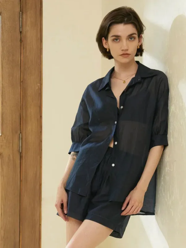 Relaxed Fit Oversized Shorts Set sold by COMMENSE