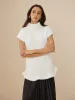 Elegant Ribbed Turtleneck Sweater sold by COMMENSE