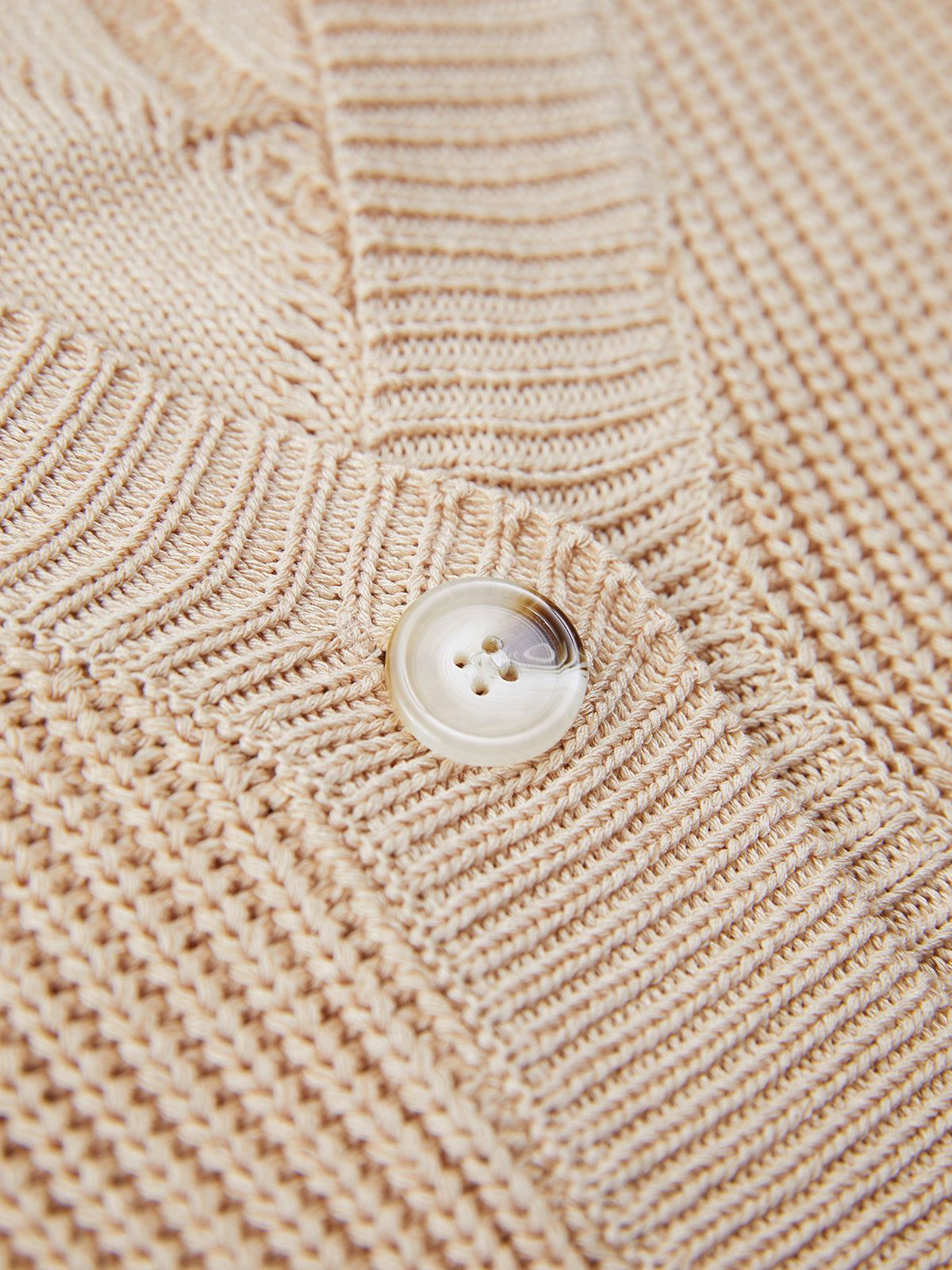 Fluffy Cable Knit Cardigan sold by COMMENSE product image thumbnail 2