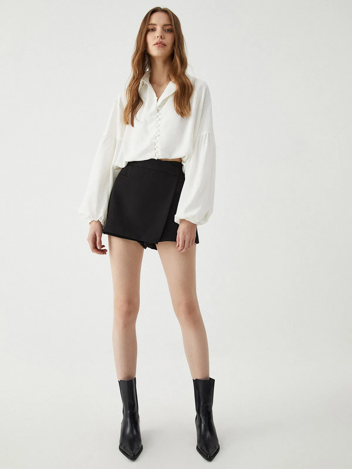 Solid Long Sleeve Shirt sold by COMMENSE product image thumbnail 5