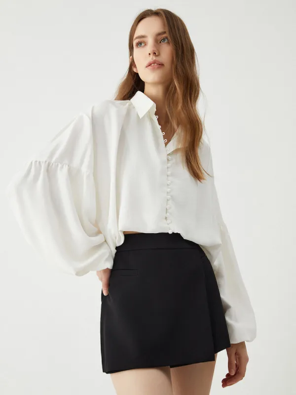 Solid Long Sleeve Shirt sold by COMMENSE