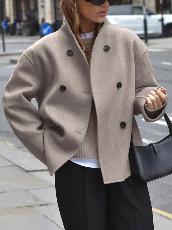 Oversized Button-Down Jacket sold by COMMENSE