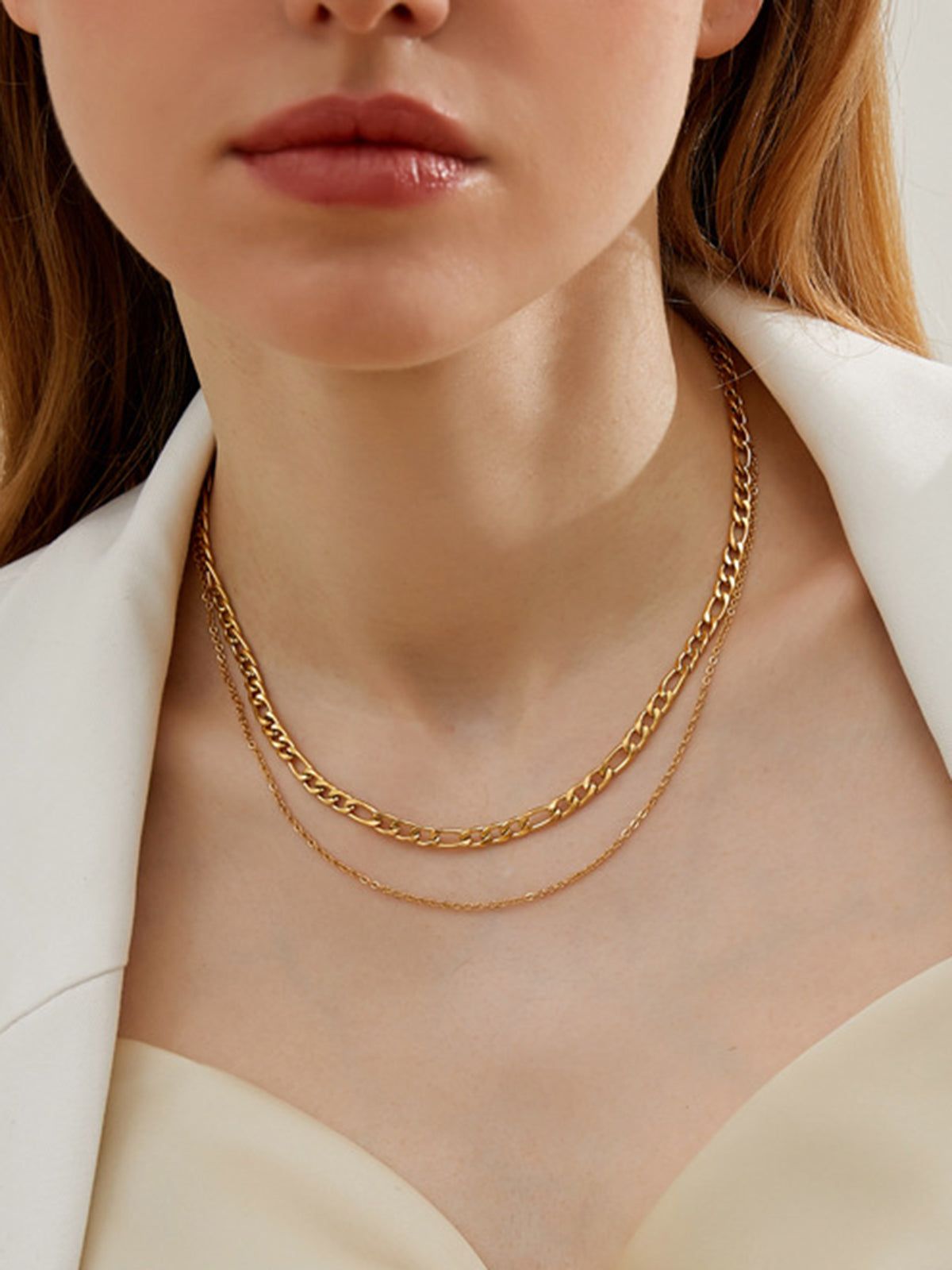 Essential Layered Necklace sold by COMMENSE product image thumbnail 4