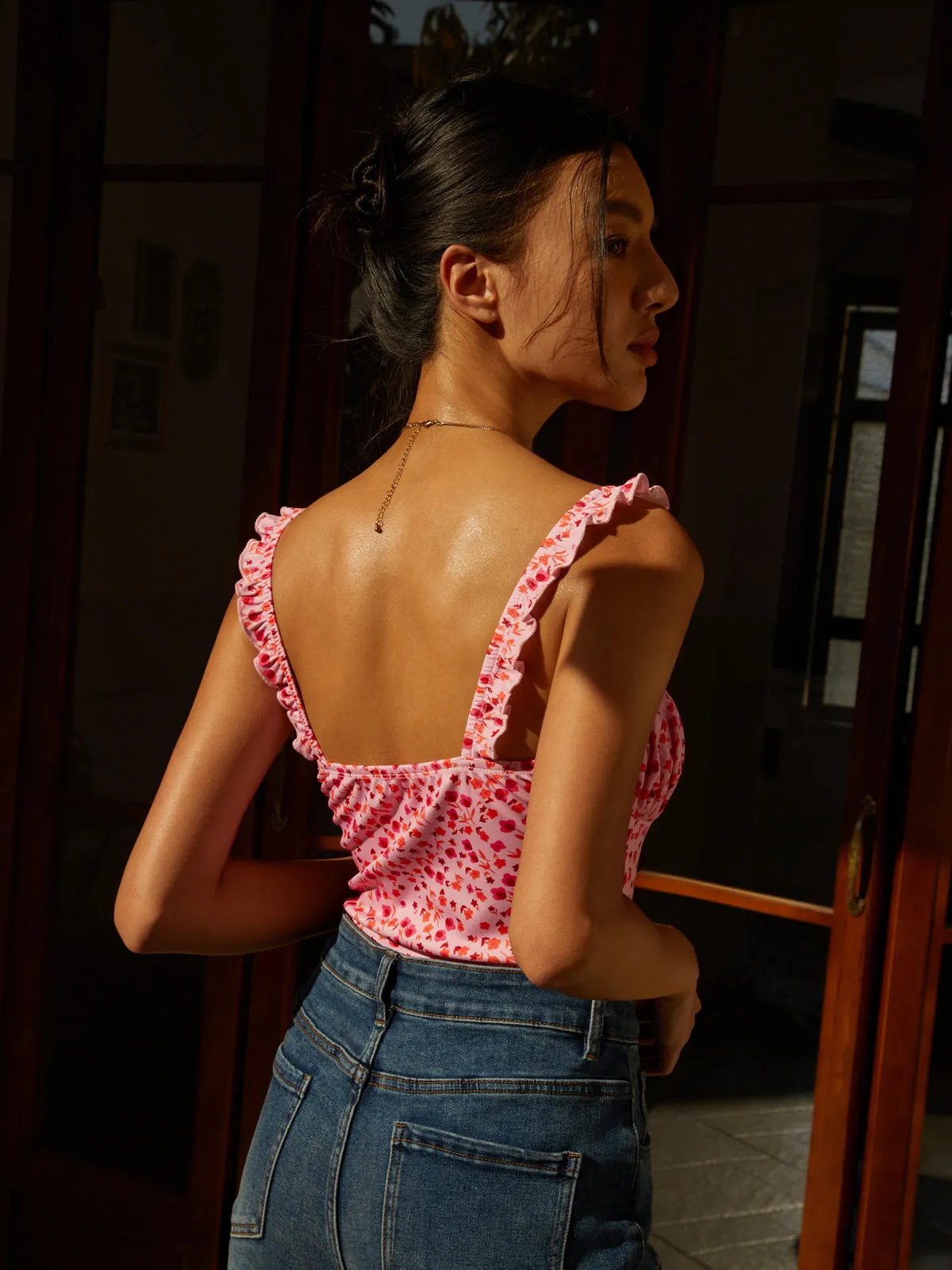 Romantic Floral Cami Top sold by COMMENSE product image thumbnail 5