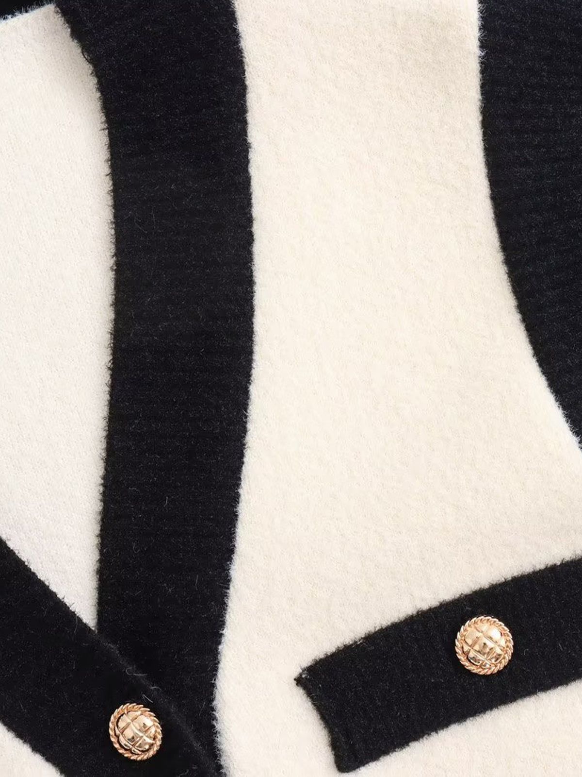 Into You Contrast Trim Sweater Vest sold by COMMENSE product image thumbnail 2