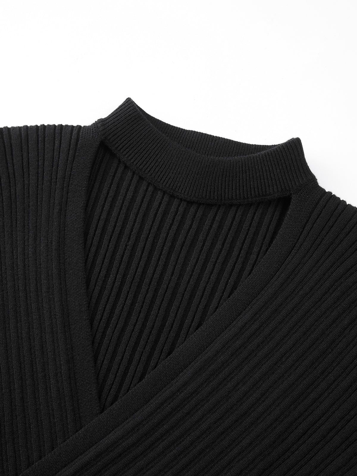 Cross Mock Neck Knit Top sold by COMMENSE product image thumbnail 6