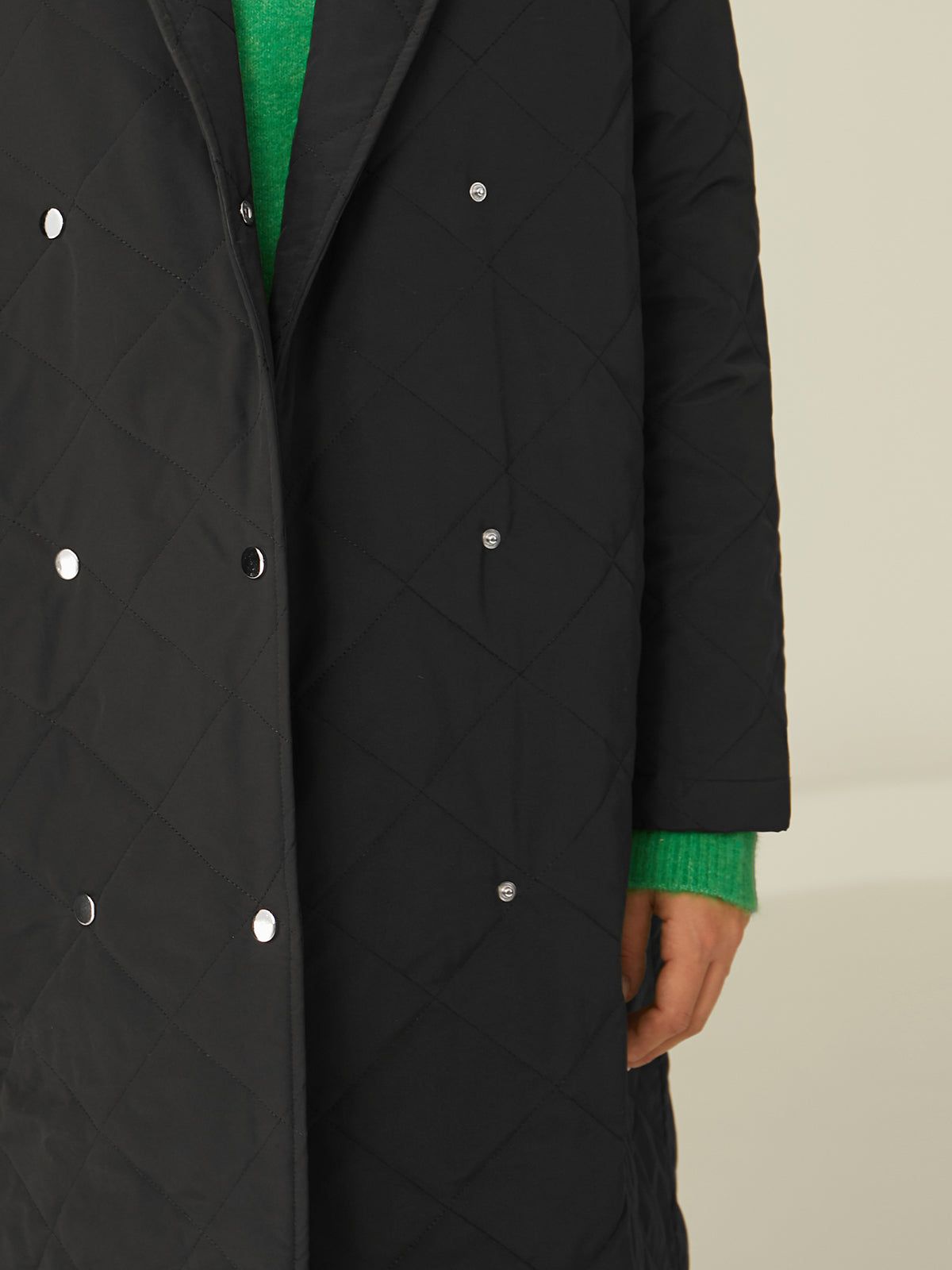 Essential Quilted Long Overcoat sold by COMMENSE product image thumbnail 3