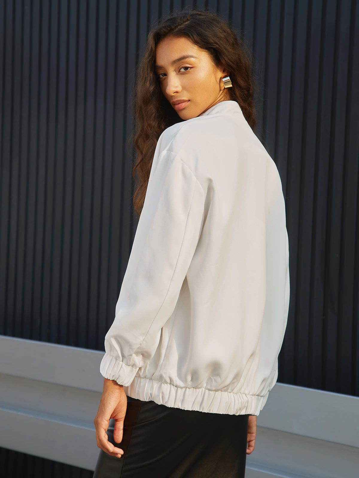 Not Letting Go Bomber Jacket sold by COMMENSE product image thumbnail 5