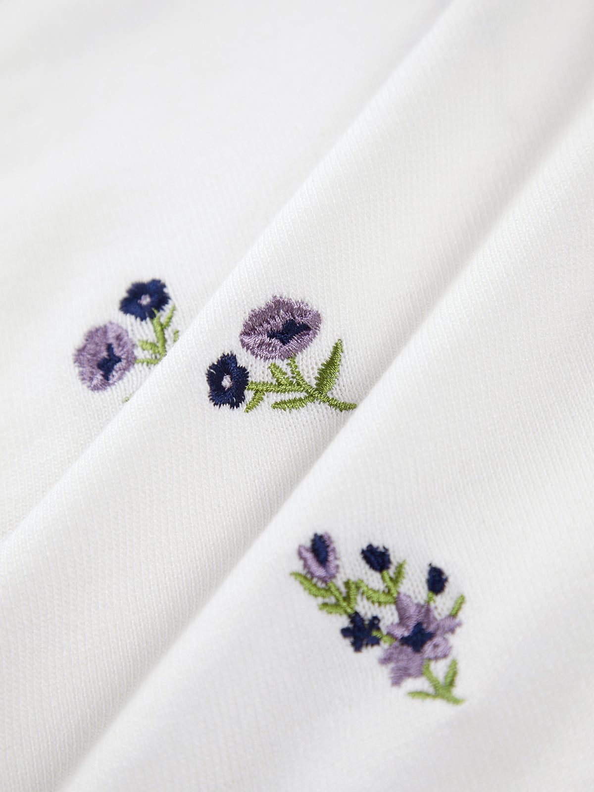 Embroidered Floral Tied Tank Top sold by COMMENSE product image thumbnail 3