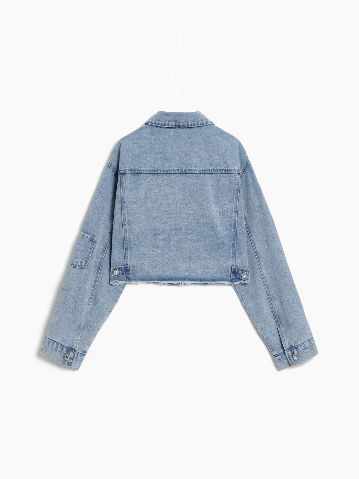 Denim Crop Jacket sold by COMMENSE product image thumbnail 2