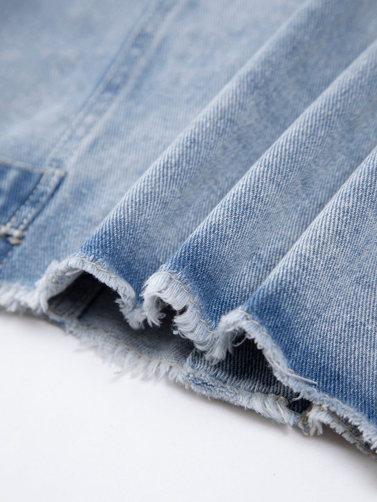 Denim Crop Jacket sold by COMMENSE product image thumbnail 4