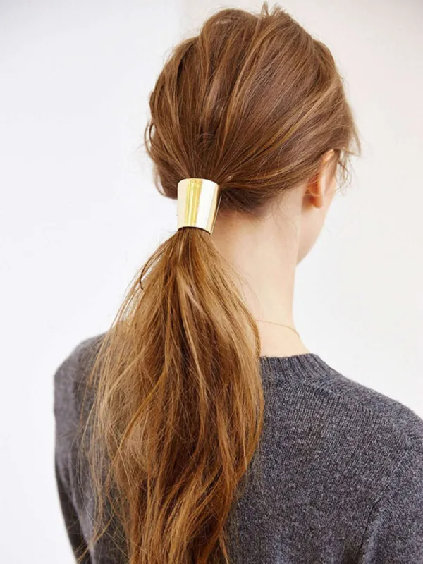 Metallic Hair Tie sold by COMMENSE