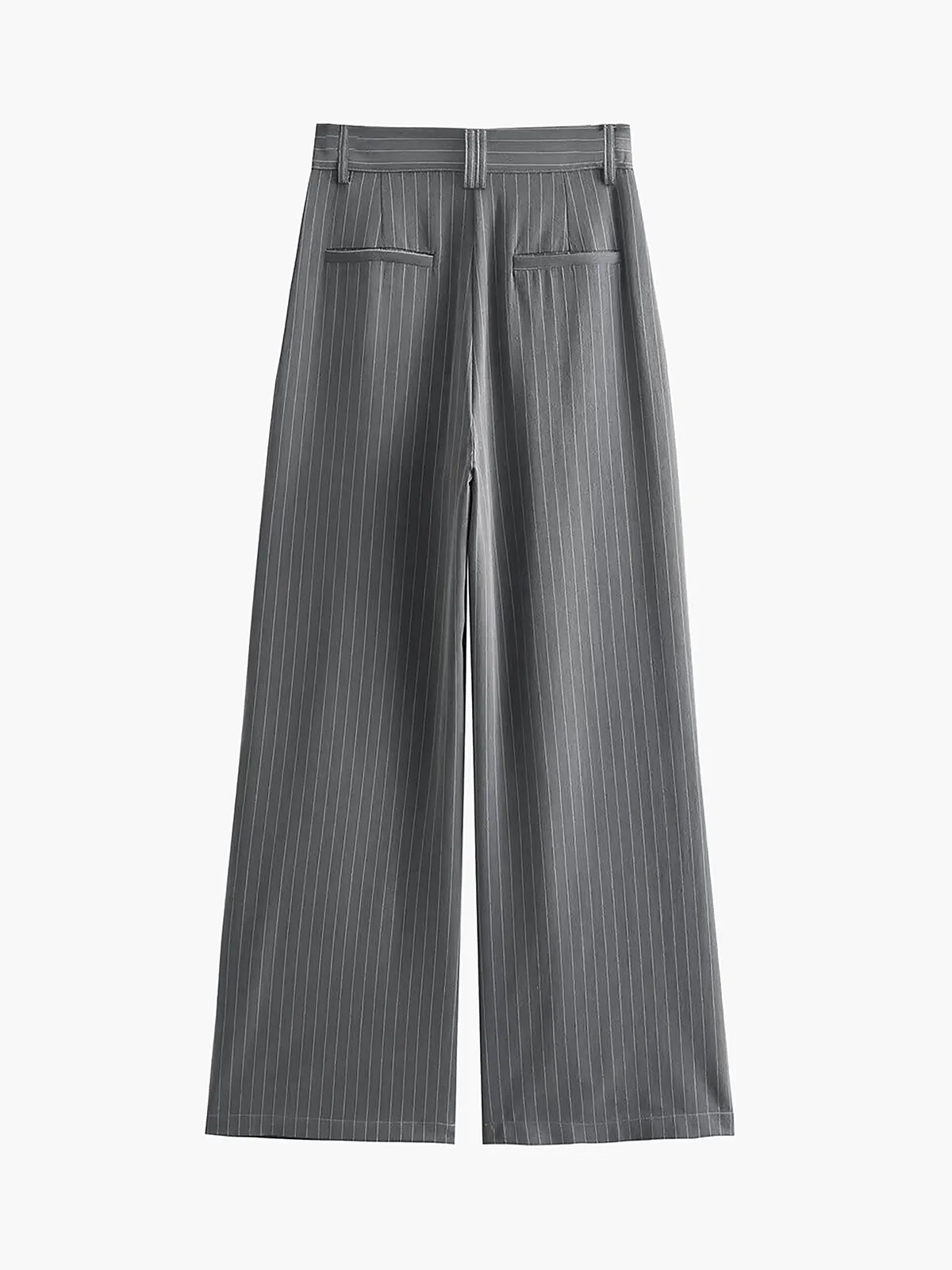 Tailored Pinstripe Wide Leg Pants sold by COMMENSE product image thumbnail 4