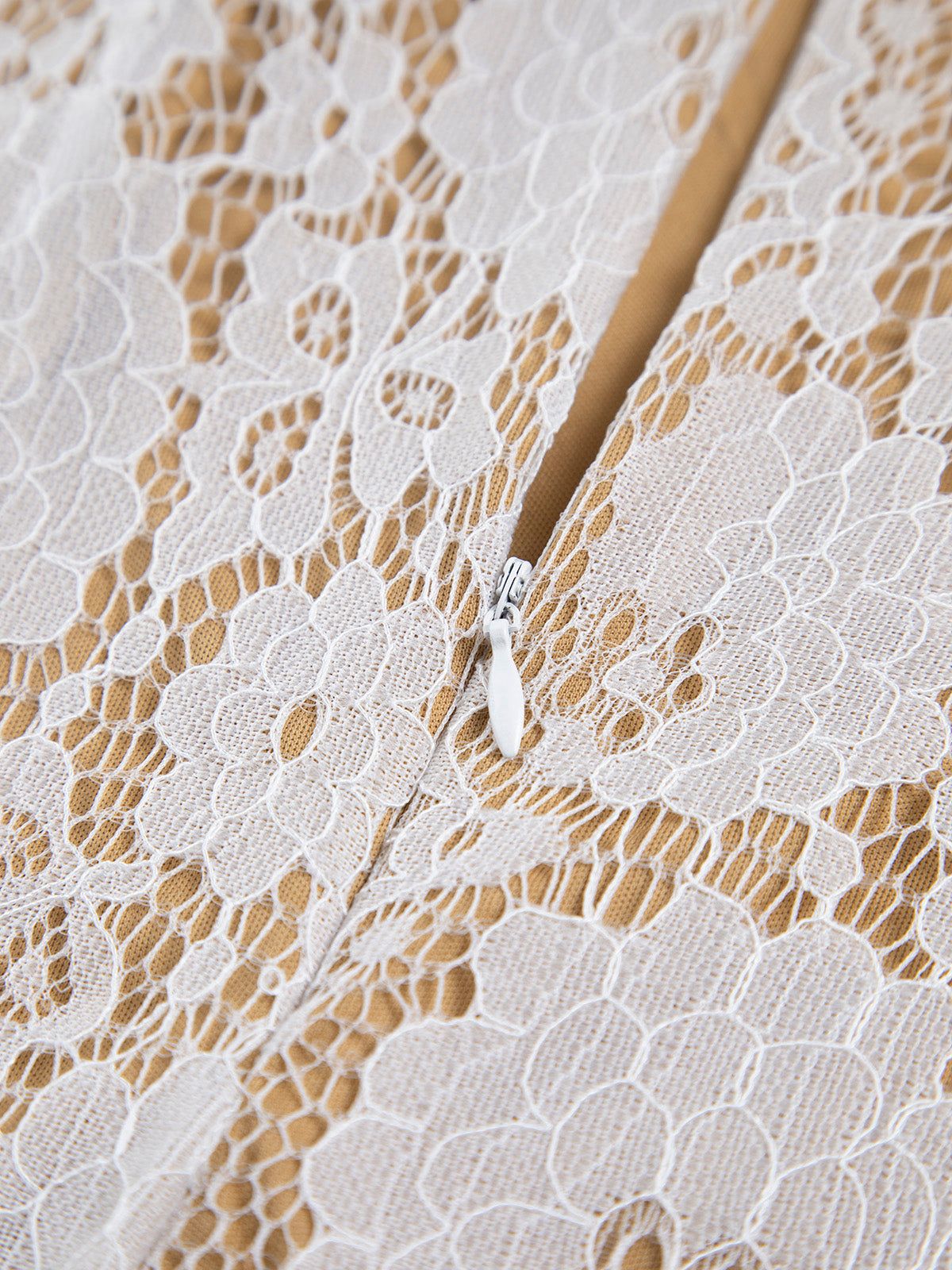 Tie Floral Lace Midi Dress sold by COMMENSE product image thumbnail 5