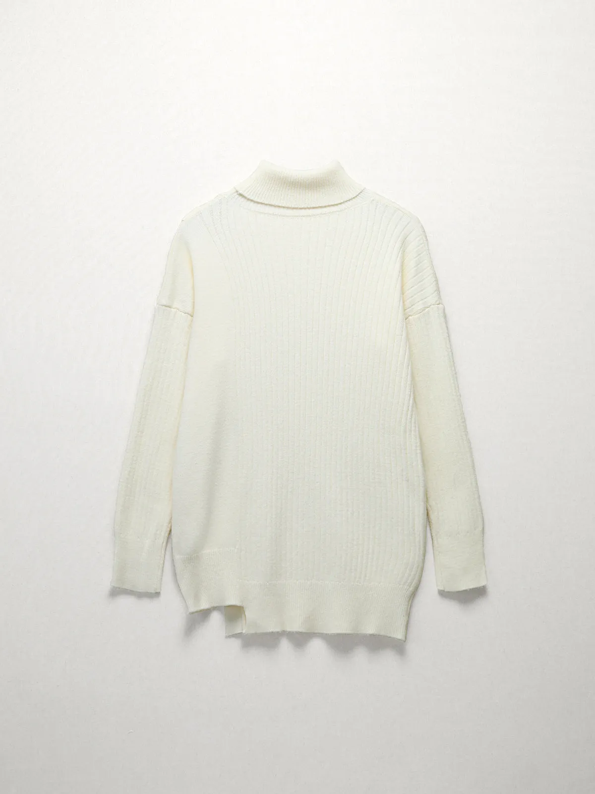 Side Buttoned Turtleneck Sweater sold by COMMENSE product image thumbnail 2