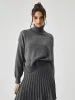 High Neck Knit Sweater sold by COMMENSE