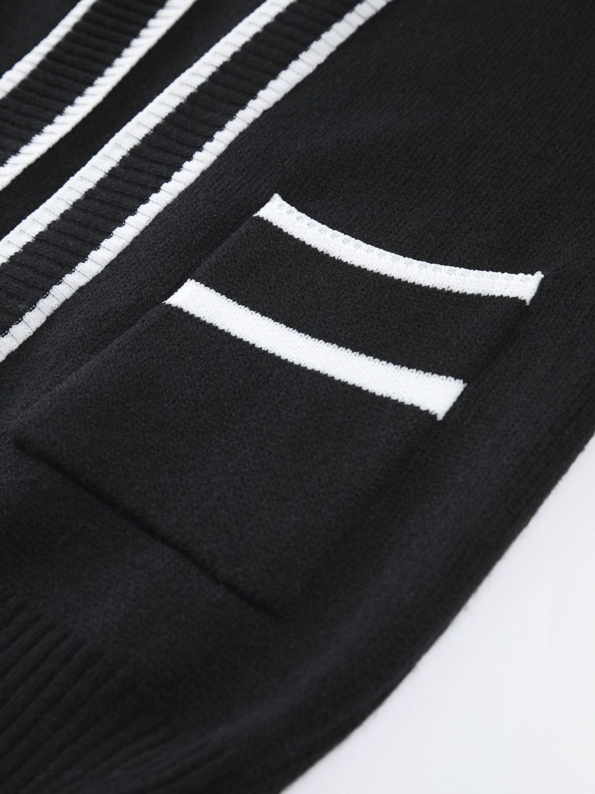 Contrast Strip Cardigan sold by COMMENSE product image thumbnail 4