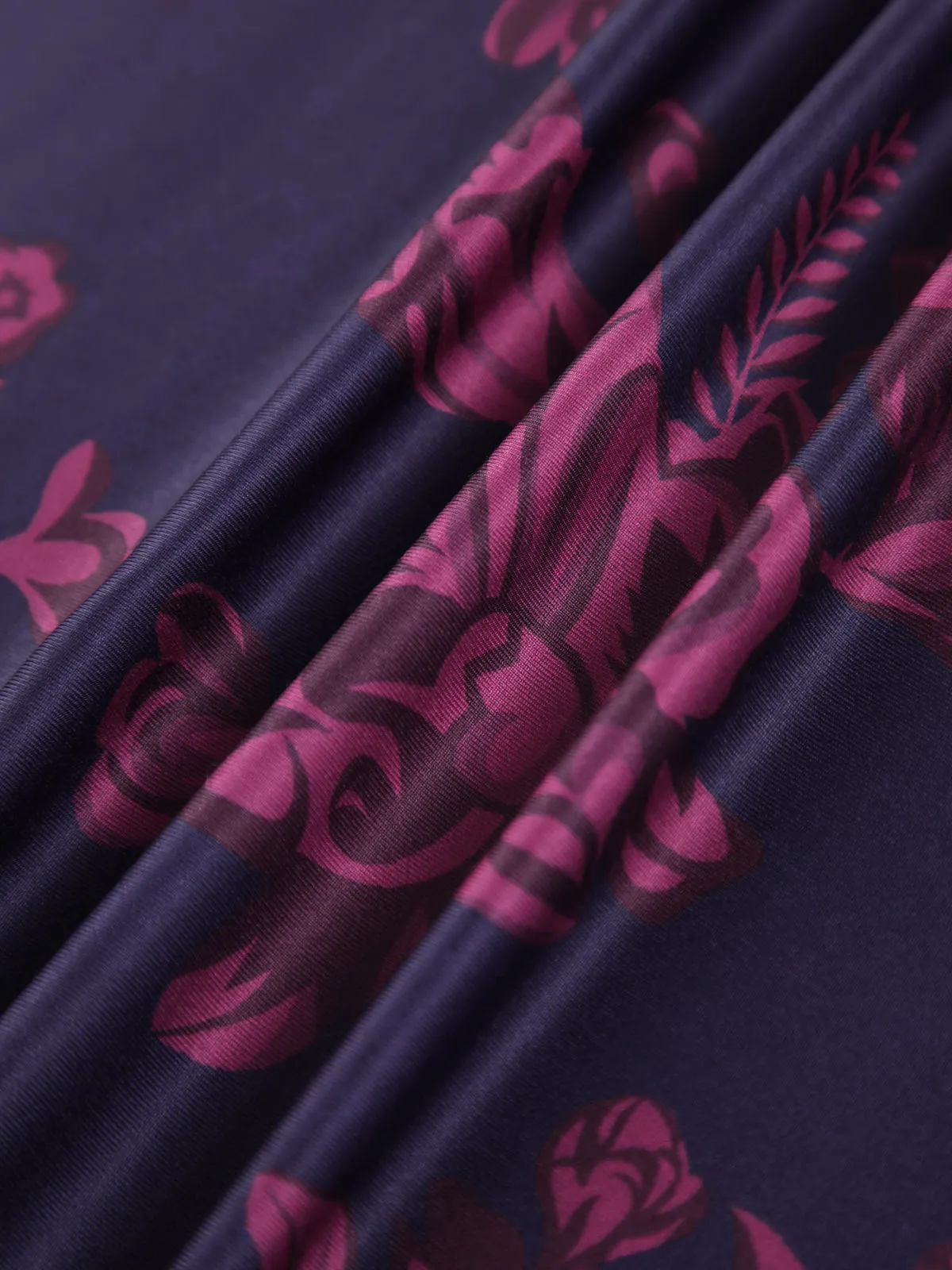 Floral Print Tie Up Long Cami Dress sold by COMMENSE product image thumbnail 3