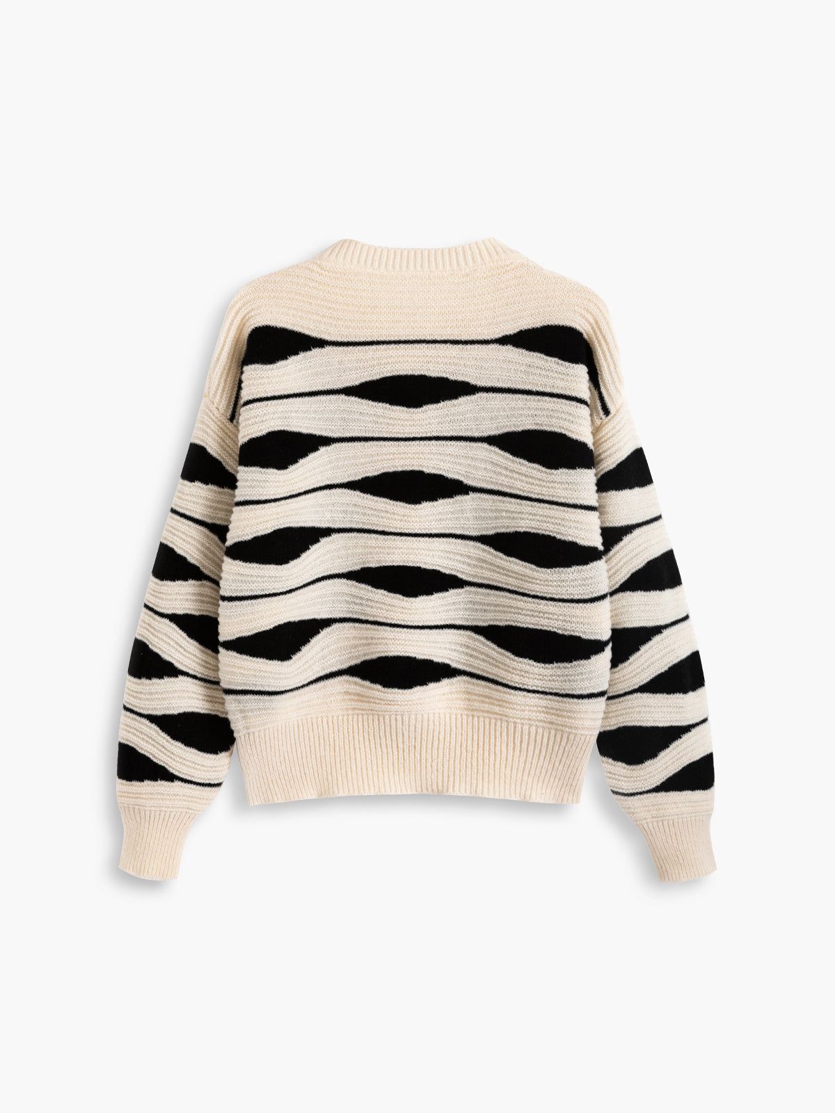 Wavy Stripe Cardigan sold by COMMENSE product image thumbnail 2