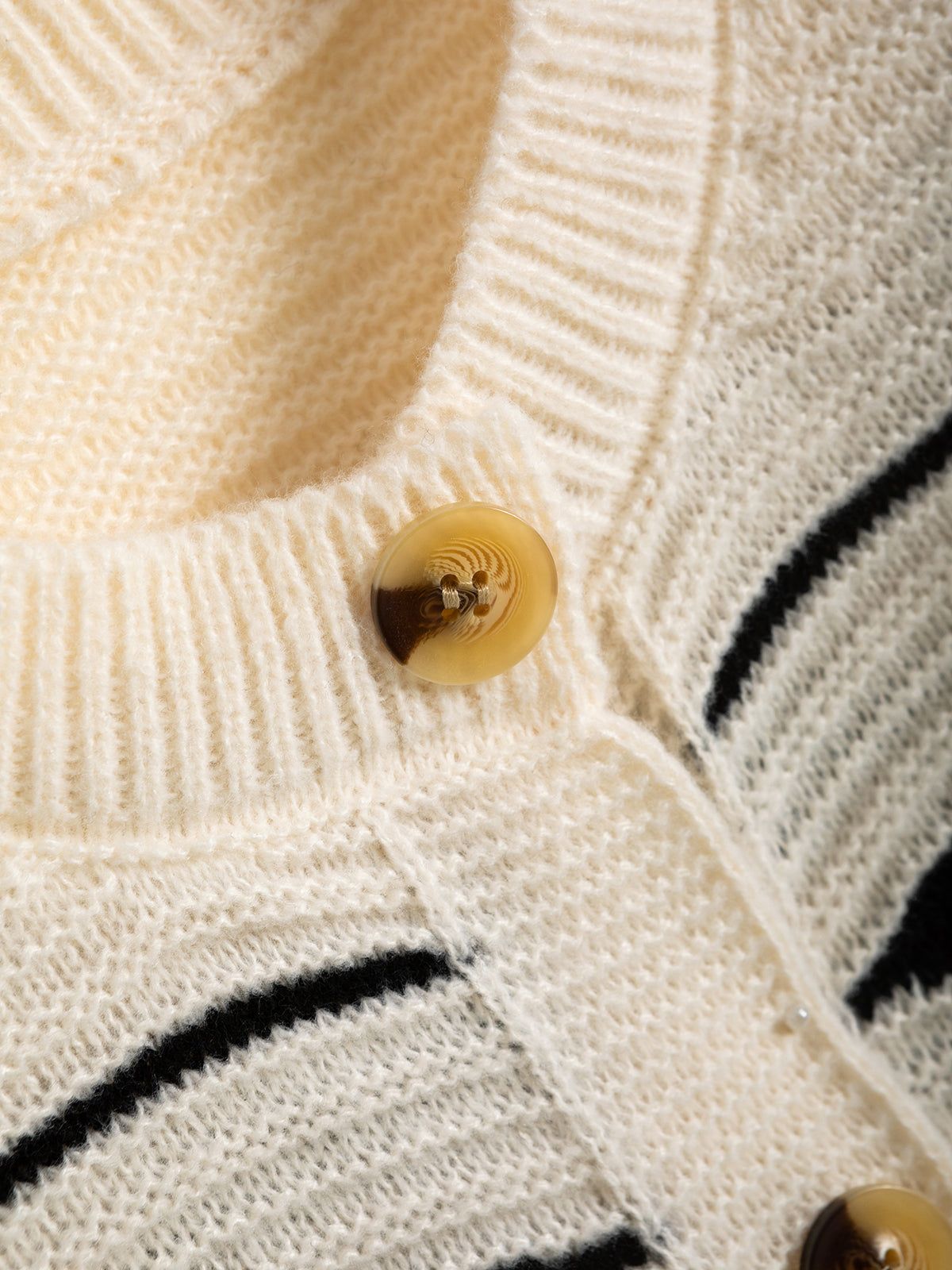 Wavy Stripe Cardigan sold by COMMENSE product image thumbnail 3