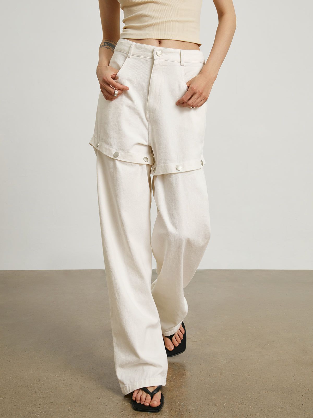 Utility Detachable Cargo Pants sold by COMMENSE