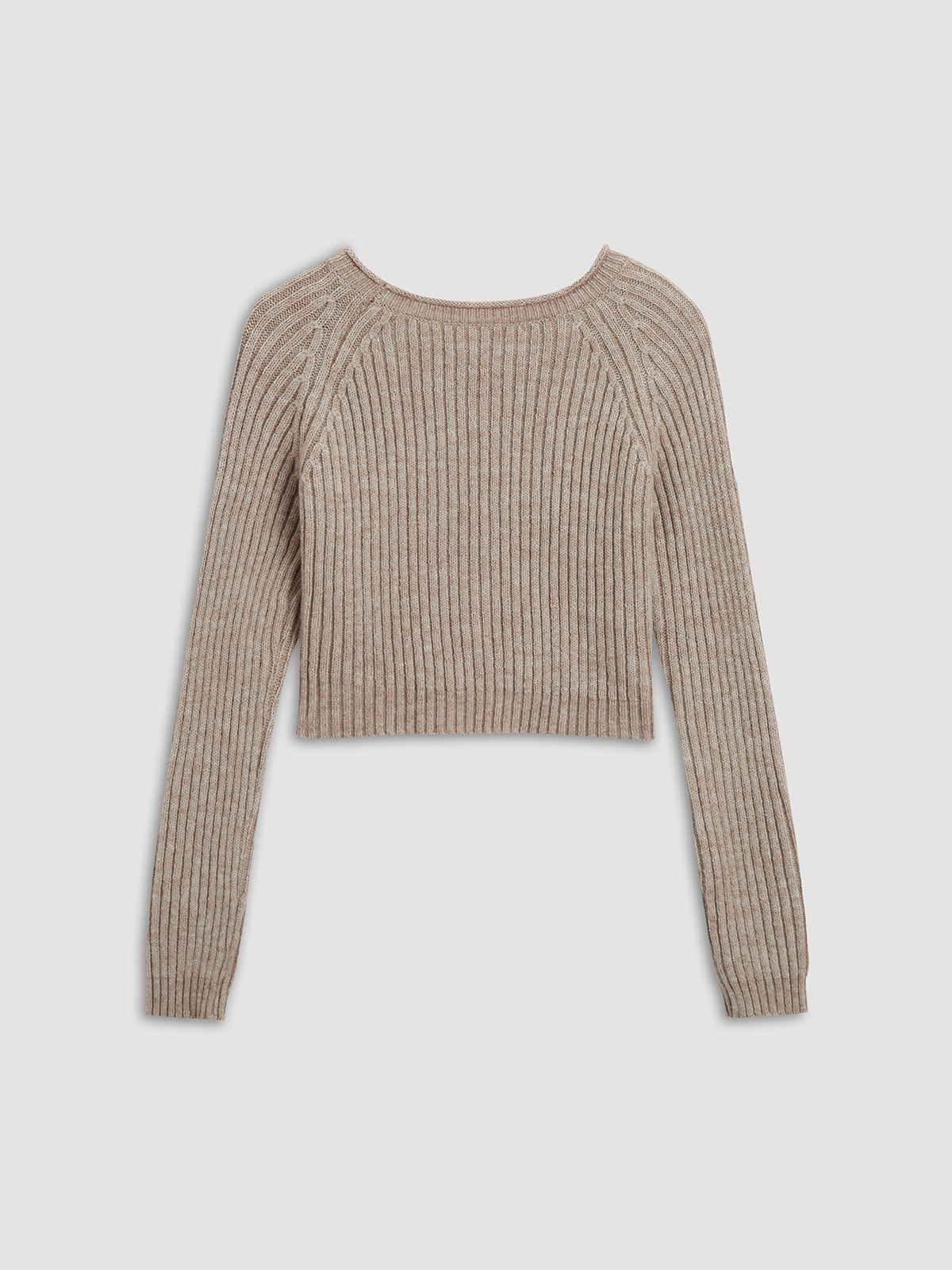 Creamy Latte Texture Sweater sold by COMMENSE product image thumbnail 2