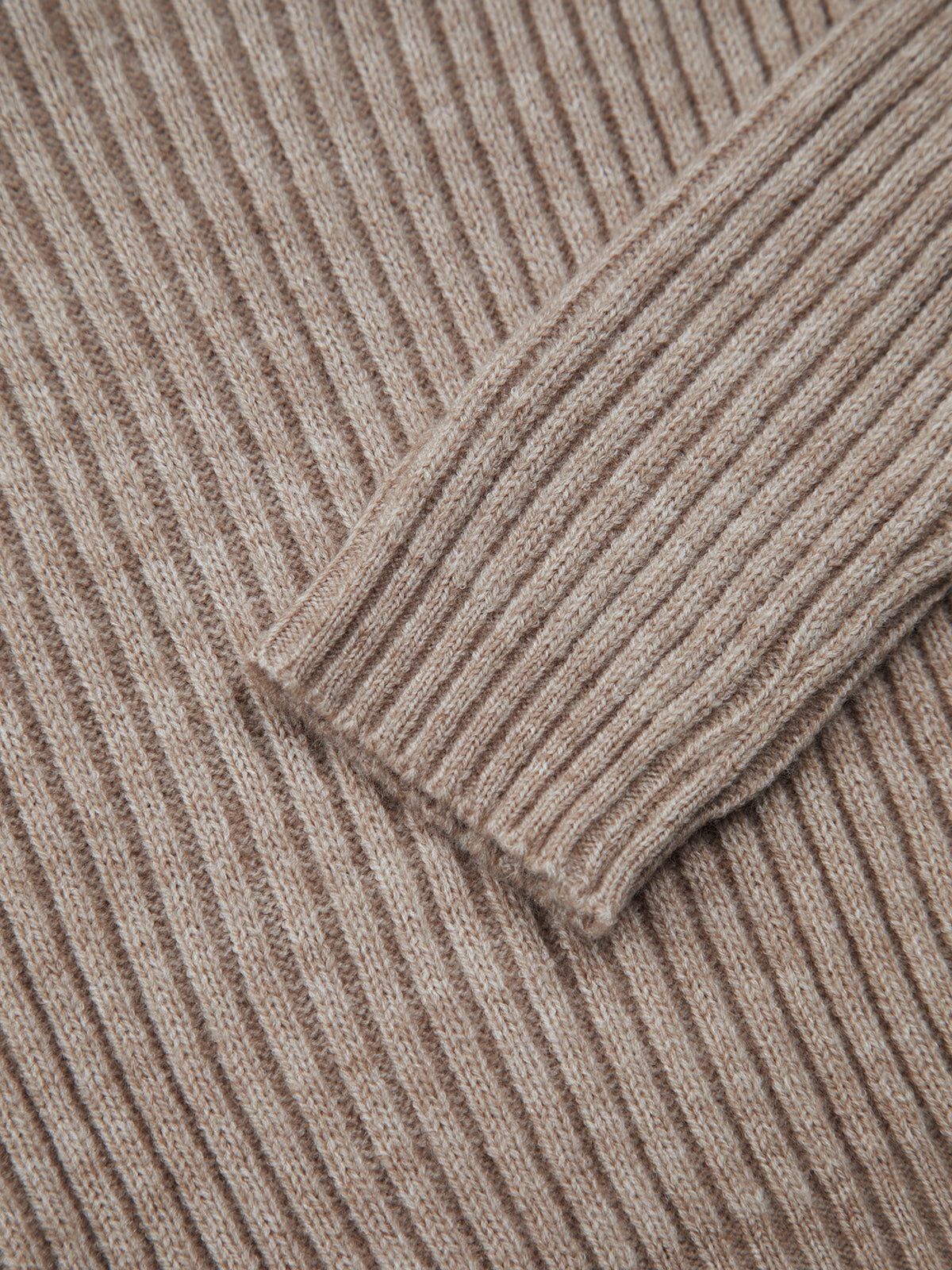 Creamy Latte Texture Sweater sold by COMMENSE product image thumbnail 4