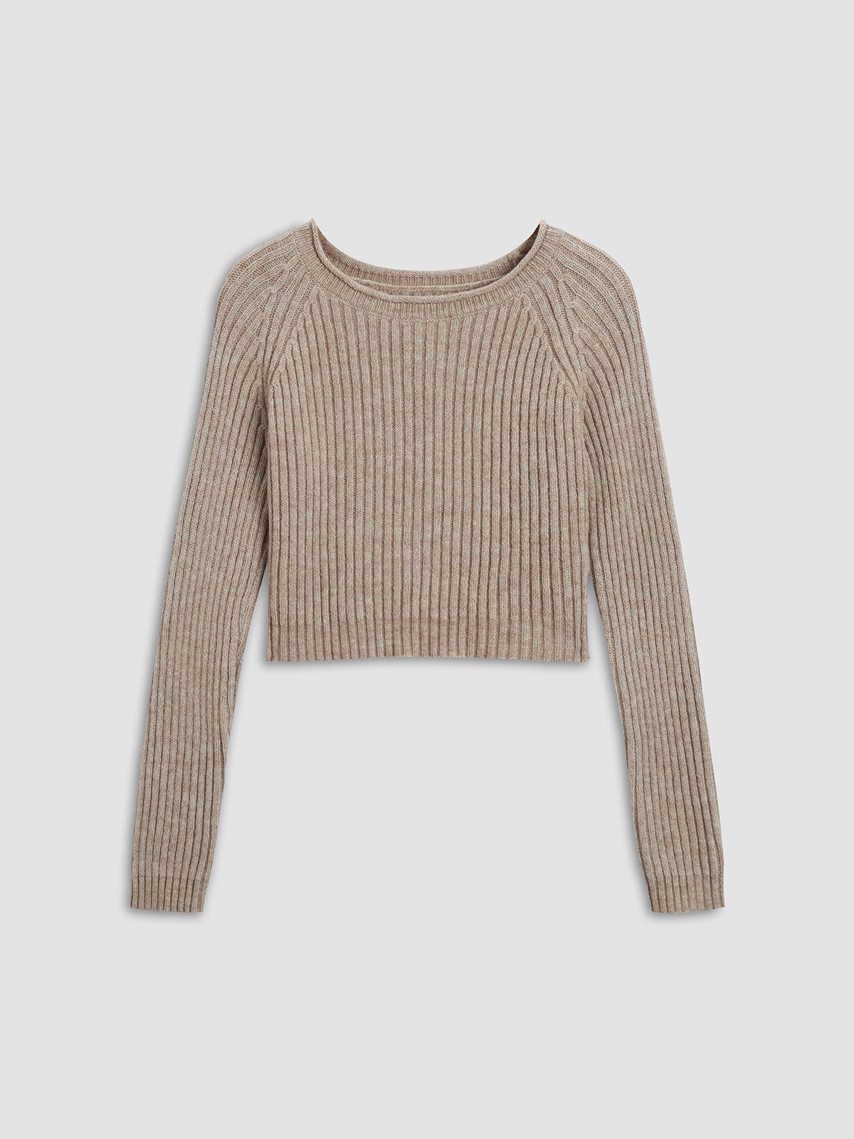Creamy Latte Texture Sweater sold by COMMENSE