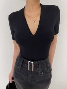 Essential V-Neck Shirt sold by COMMENSE