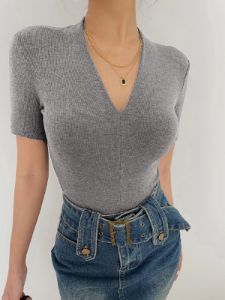 Essential V-Neck Shirt sold by COMMENSE