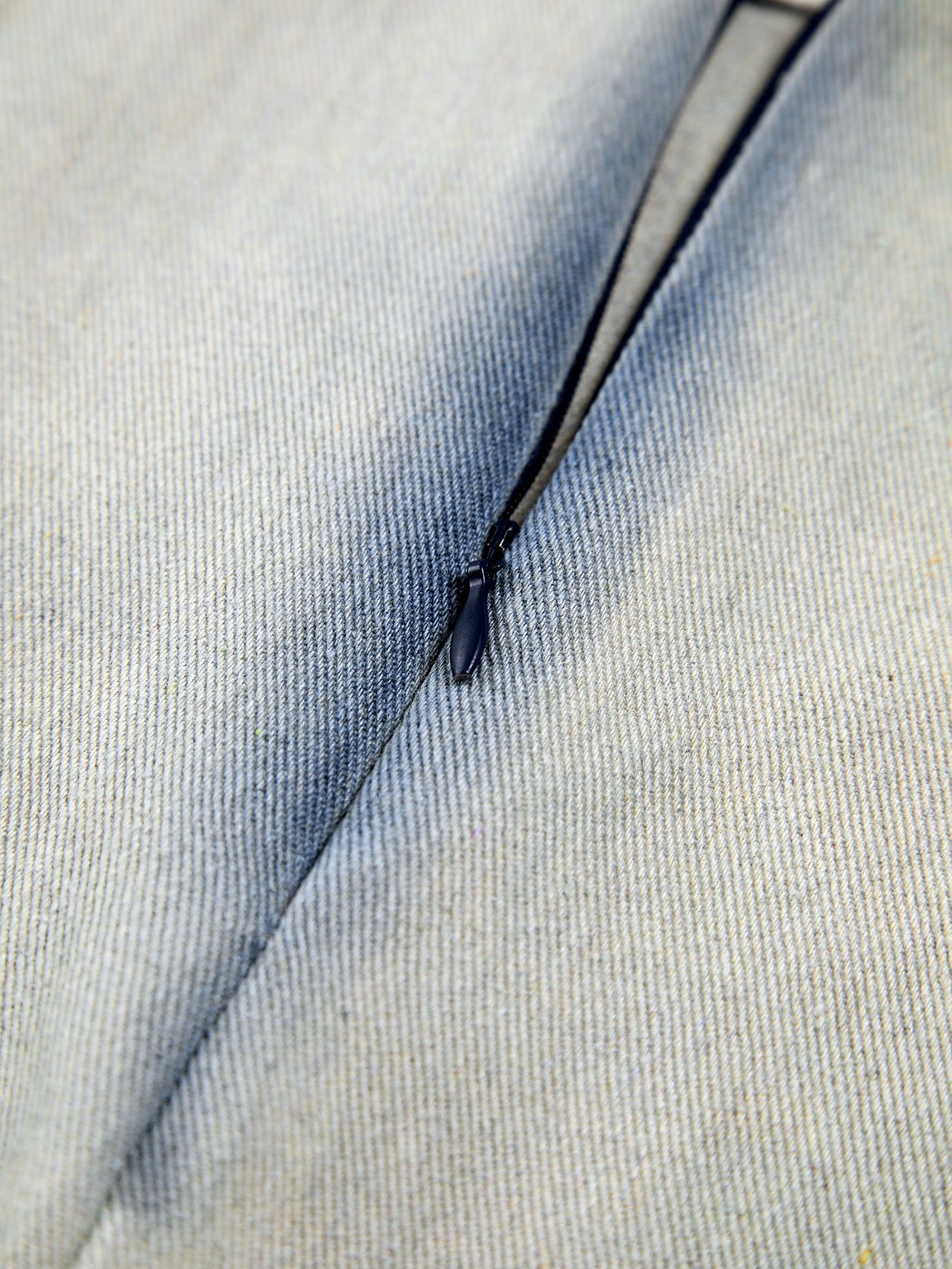 Raw Denim Zippered Maxi Skirt sold by COMMENSE product image thumbnail 3