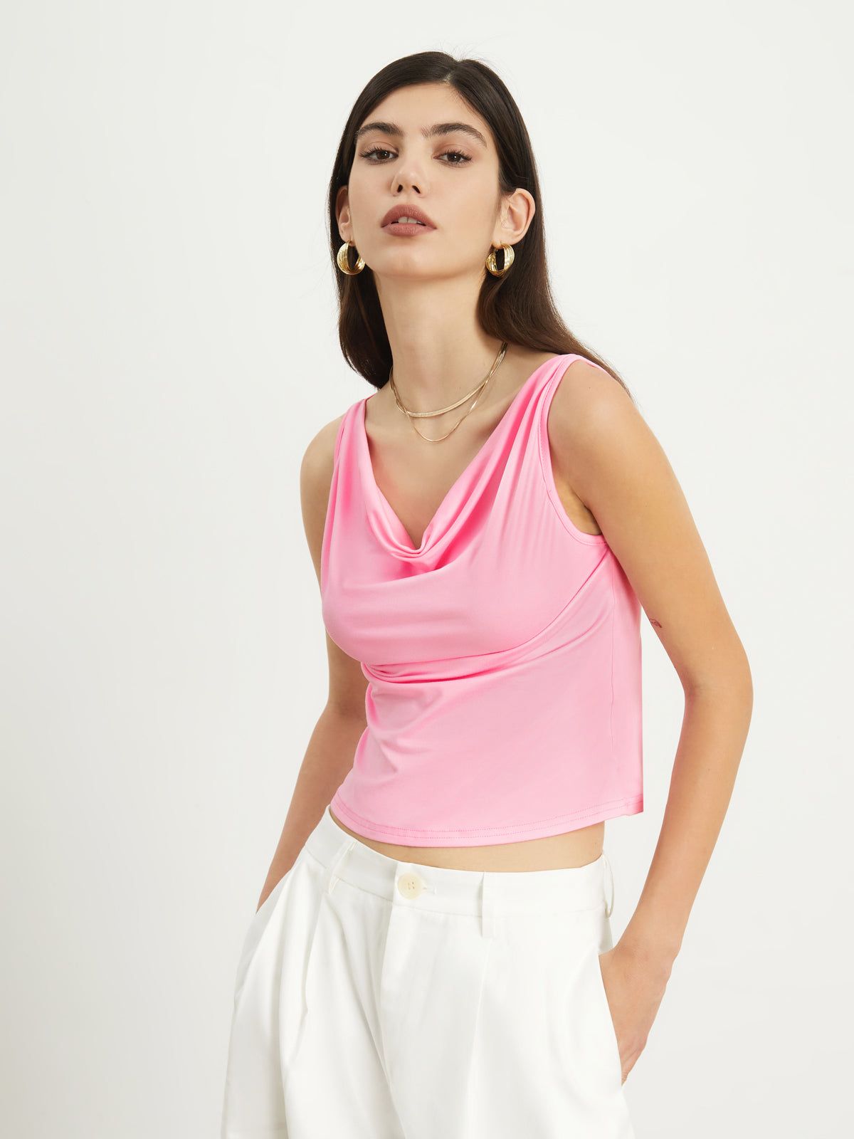 Sephirine Cowl Neck Shirt sold by COMMENSE