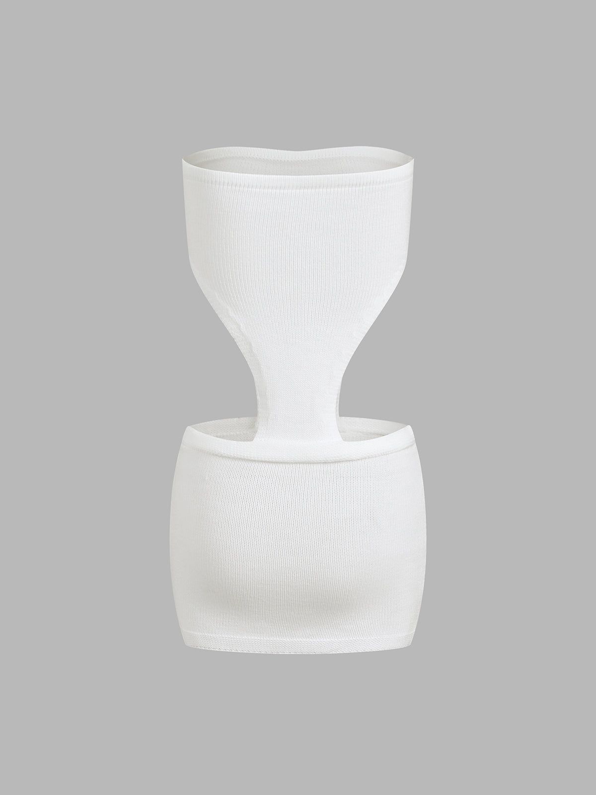 Waist Cutout Strapless Tube Short Dress sold by COMMENSE product image thumbnail 3