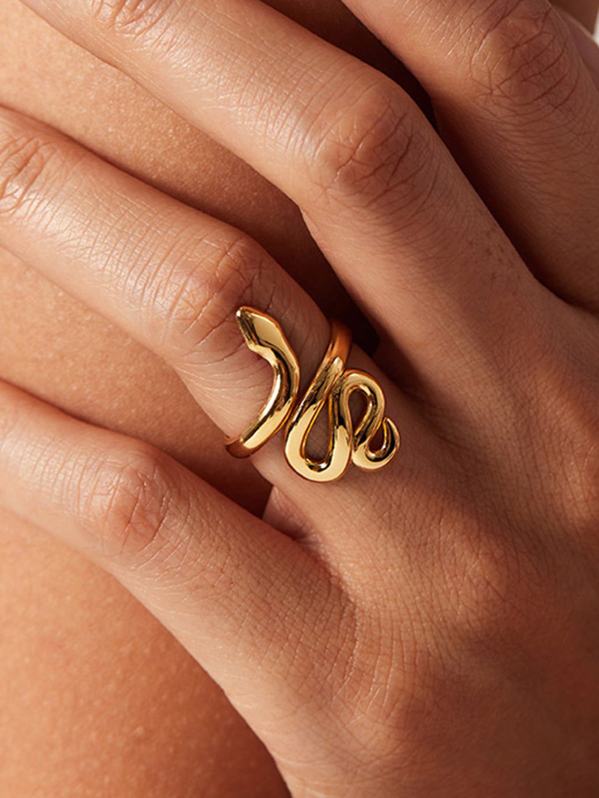 Snake Shape Ring sold by COMMENSE