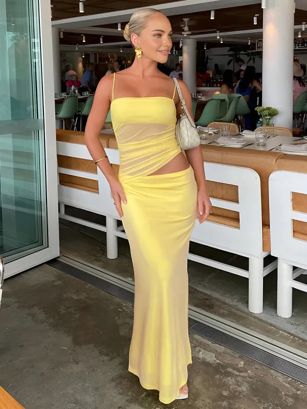 Sun-kissed Sheer Skirt Set sold by COMMENSE