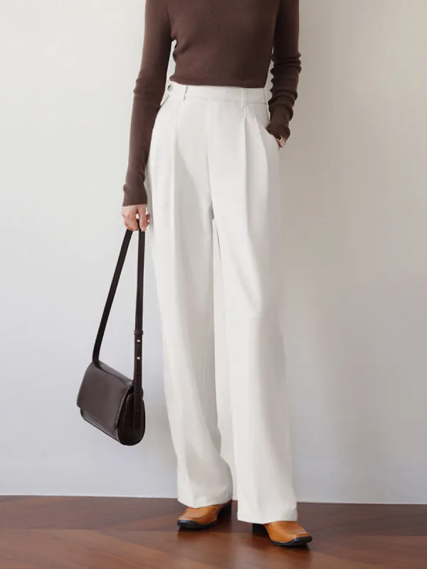 Ivory Fantasy Wide Leg Pants sold by COMMENSE