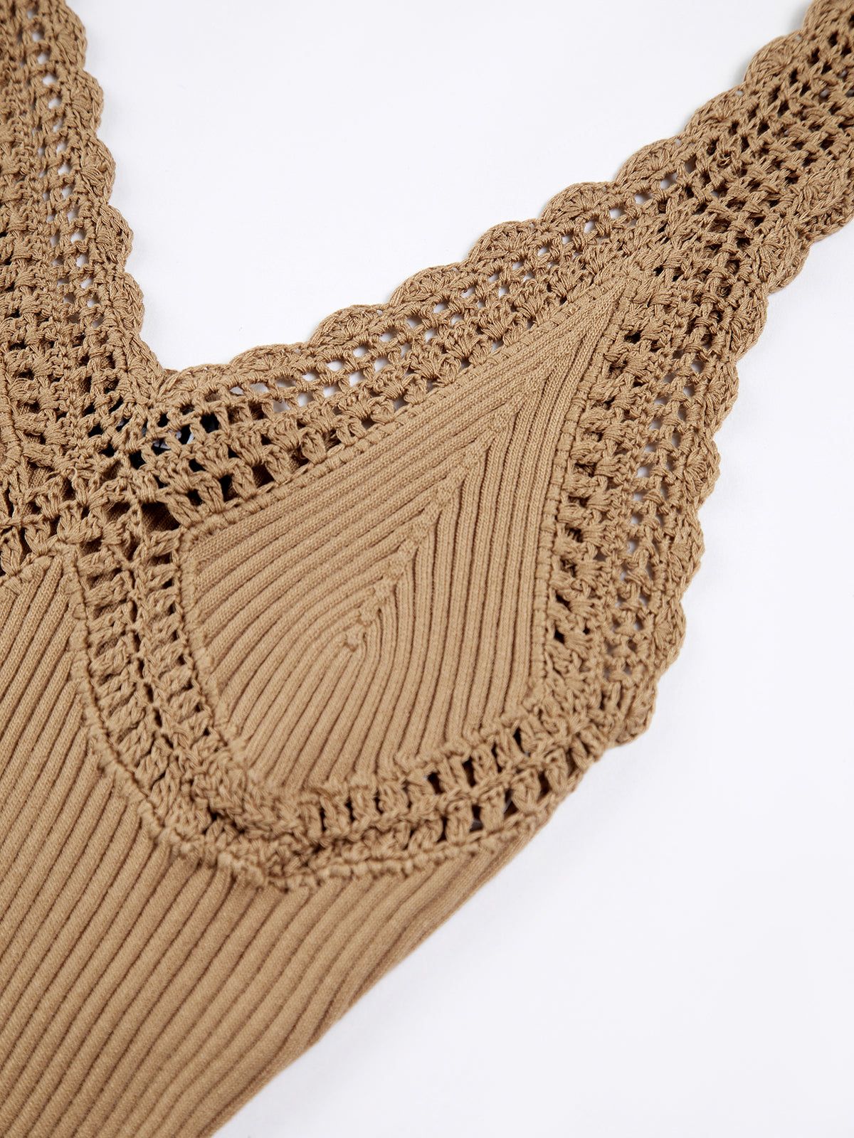 Crochet Eyelet Midi Dress sold by COMMENSE product image thumbnail 3