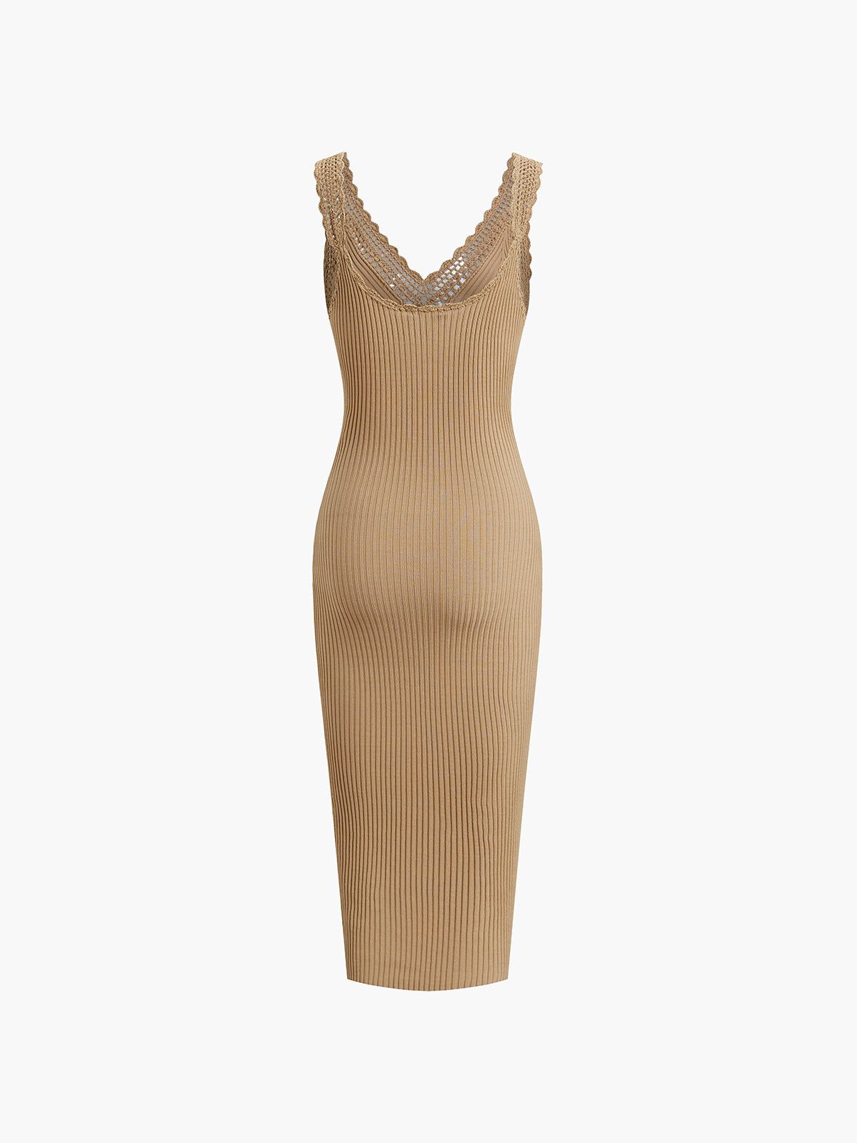 Crochet Eyelet Midi Dress sold by COMMENSE product image thumbnail 2