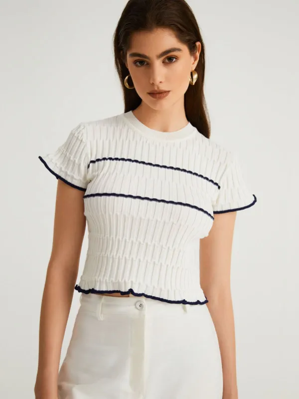 Midsummer Rib Knit Top sold by COMMENSE