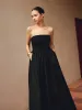 Cotton & Linen Pleat Strapless Long Dress sold by COMMENSE