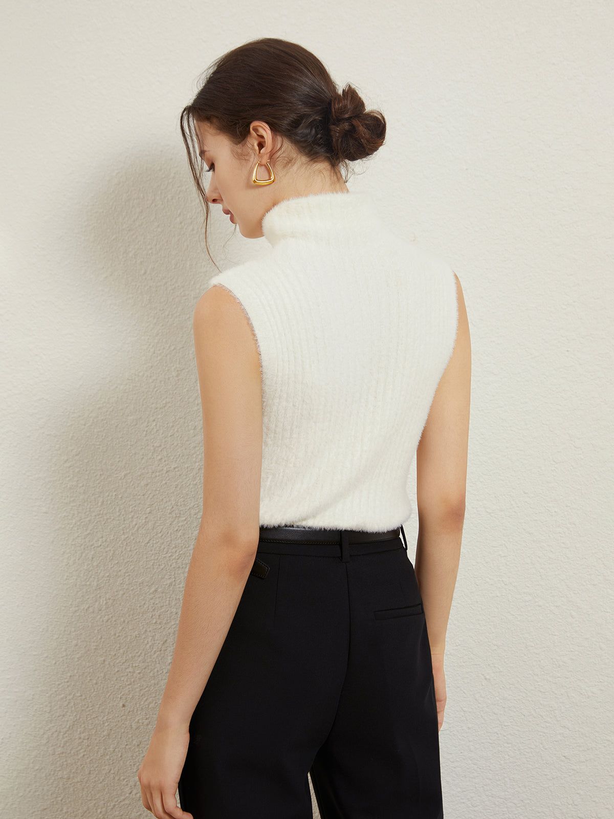 Soft Furry Sweater Vest sold by COMMENSE product image thumbnail 5