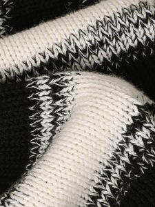 Stripe Drawstring Knitted Wide Leg Pants sold by COMMENSE
