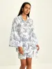 Floral Printed Belt Shorts Set sold by COMMENSE